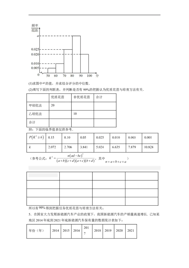 第34节统计（原卷版）_2.2025数学总复习_赠品通用版（老高考）复习资料_一轮复习_备战2023年高考数学一轮复习考点帮（全国通用）