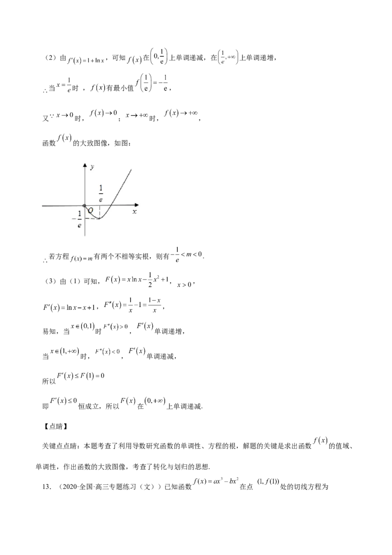 第11讲导数综合问题：证明不等式、恒成立问题、零点问题（解析版）_2.2025数学总复习_赠品通用版（老高考）复习资料_一轮复习