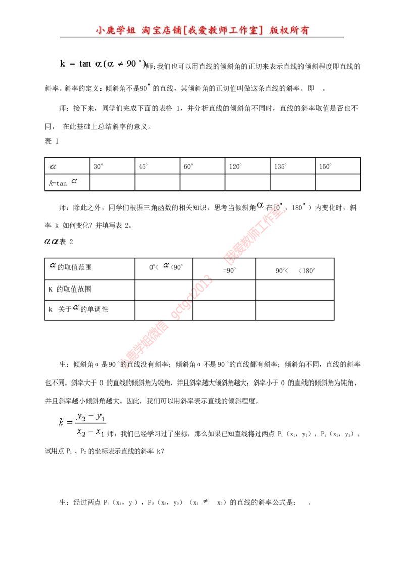 27高中数学试讲稿《直线的倾斜角与斜率》_教资初高中_教资面试2025教资面试备考资料合集_教资面试资料合集_2025教资面试资料_25上教资面试中学合集_教资面试逐字稿_版本三试讲稿35