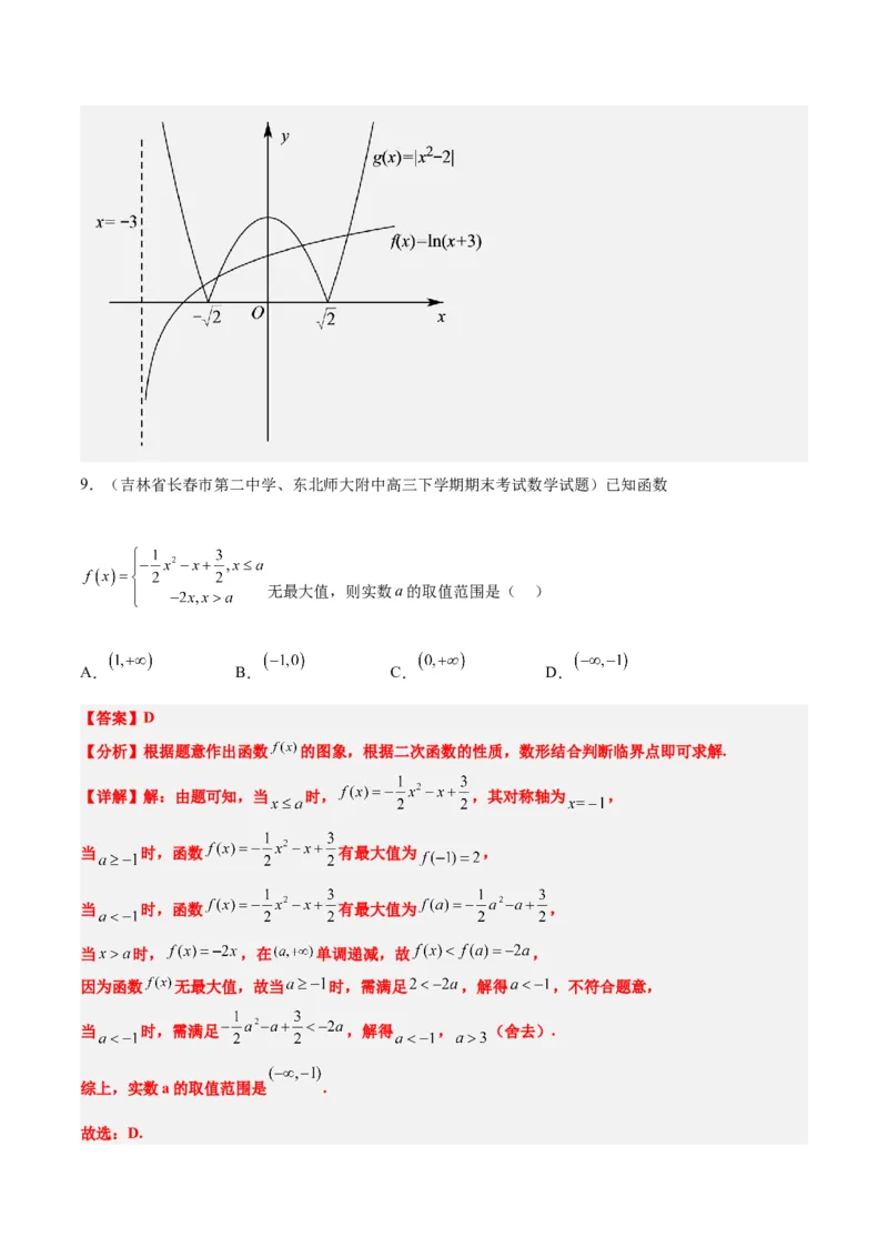 第12练函数的图像（精练：基础+重难点）一轮复习讲义2024年高考数学高频考点题型归纳与方法总结（新高考通用）解析版_2.2025数学总复习_2024年新高考资料_1.2024一轮复习