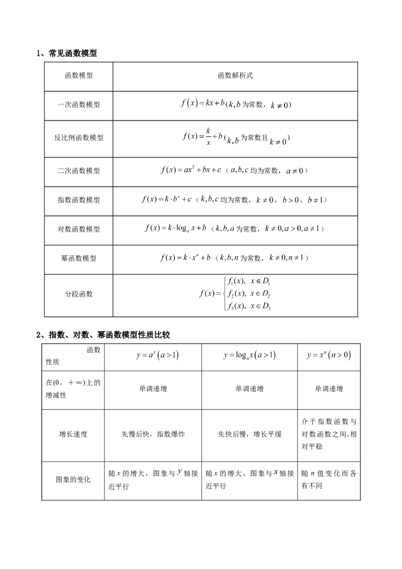 第09讲函数模型及其应用(精讲+精练）（教师版）_2.2025数学总复习_2023年新高考资料_一轮复习_2023新高考数学一轮复习（新教材新高考）