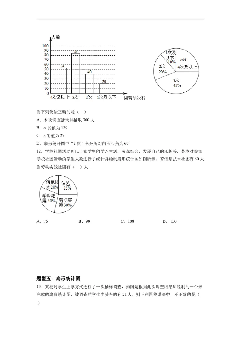 10.1统计调查（原卷版）_初中数学人教版_7下-初中数学人教版_7下-初中数学人教版（旧版）赠送_07专项讲练_10.1统计调查