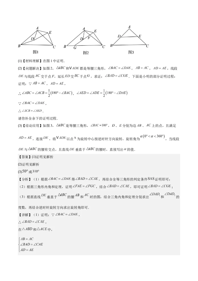 专题23.2模型构建专题：旋转中的常见模型(教师版)_初中数学_九年级数学上册（人教版）_重难点专题提优-V8