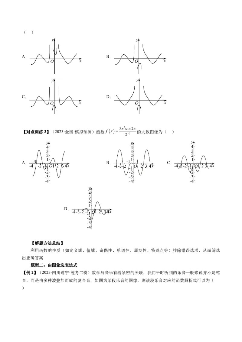 第06讲函数的图象（讲义）（原卷版）_2.2025数学总复习_2024年新高考资料_1.2024一轮复习_2024年高考数学一轮复习讲练测（新教材新高考）_第二章函数与基本初等函数