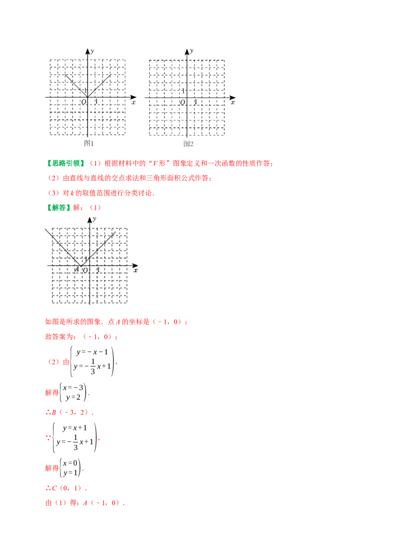 专题24一次函数与几何综合最值问题及折叠问题（教师版）_初中数学_八年级数学下册（人教版）_专题训练+提分专项训练-V6