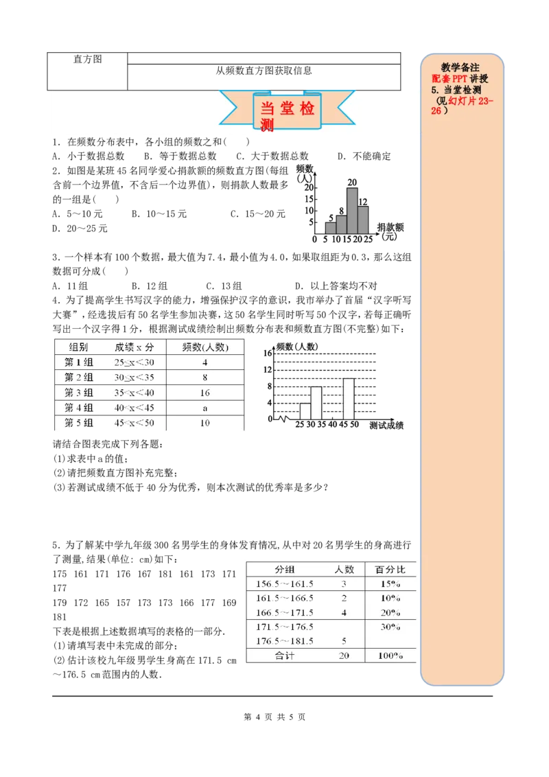 10.2直方图_初中数学人教版_7下-初中数学人教版_7下-初中数学人教版（旧版）赠送_05学案_导学案（第2套）
