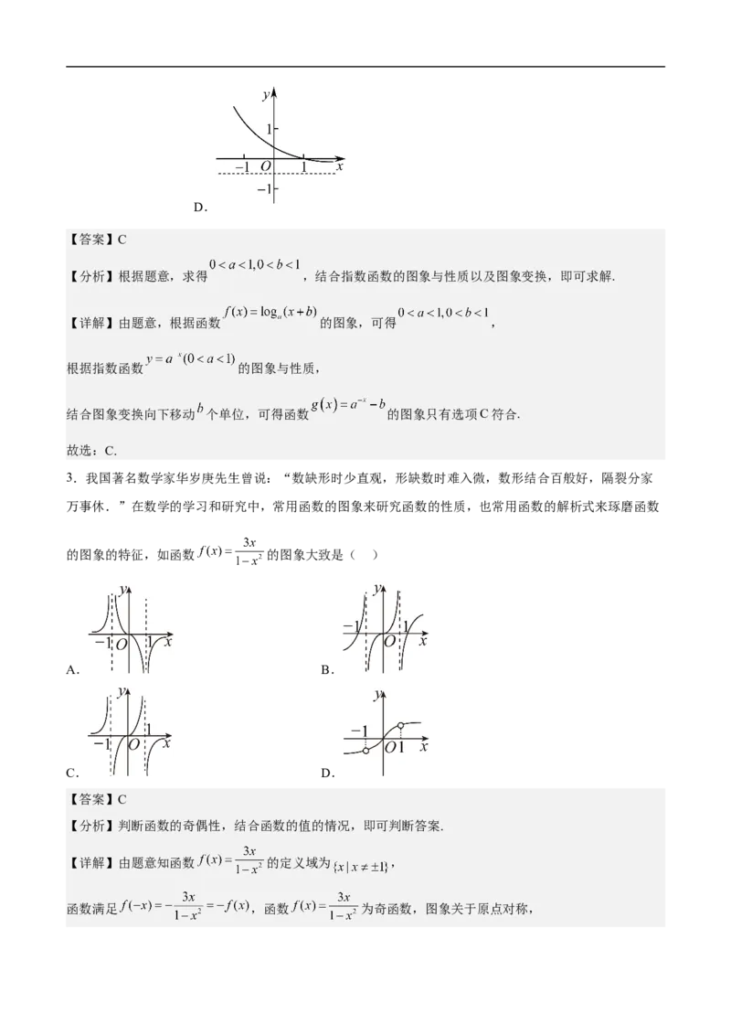 第25讲数形结合思想（教师版）_2.2025数学总复习_2023年新高考资料_二轮复习_备战2023年高考数学二轮复习对点题型（新高考专用）_第25讲数形结合思想
