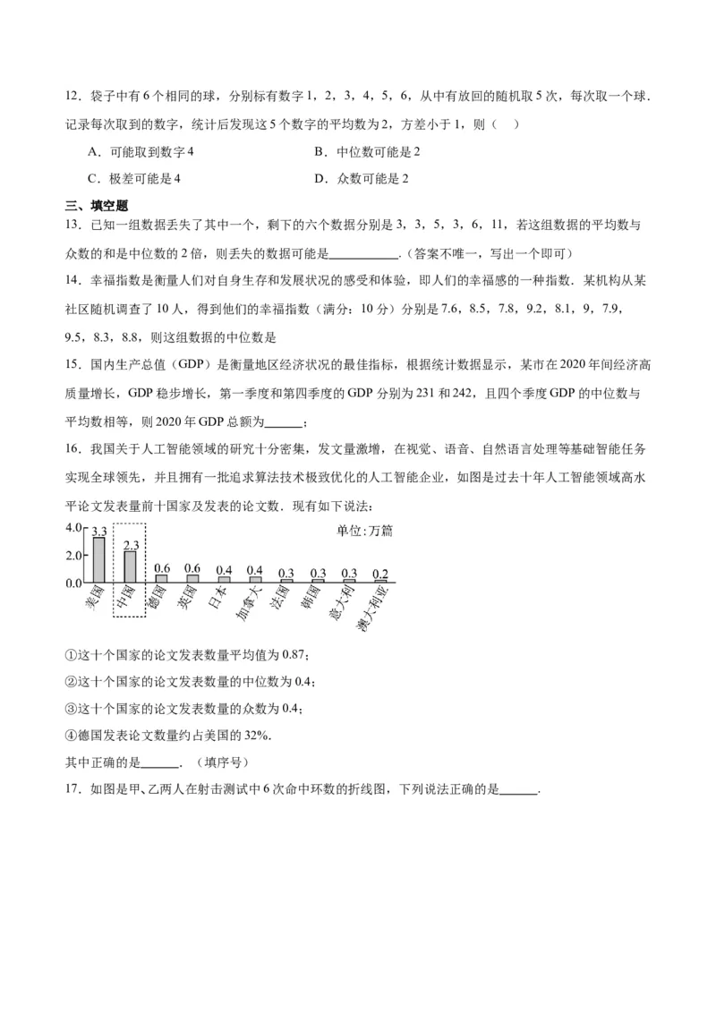 第48讲用样本估计总体（精讲）一轮复习讲义2024年高考数学高频考点题型归纳与方法总结（新高考通用）原卷版_2.2025数学总复习_2024年新高考资料_1.2024一轮复习