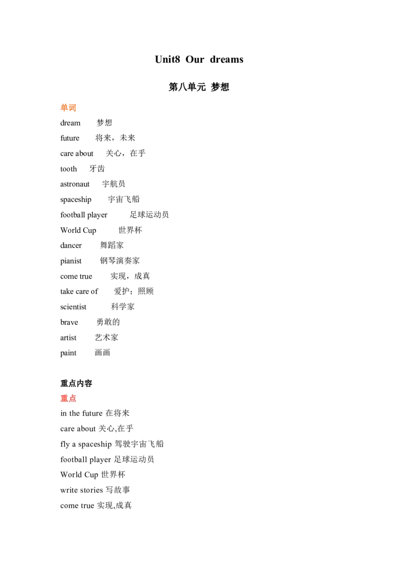 Unit8_赠送全套教学资源_译林牛津6下知识点梳理