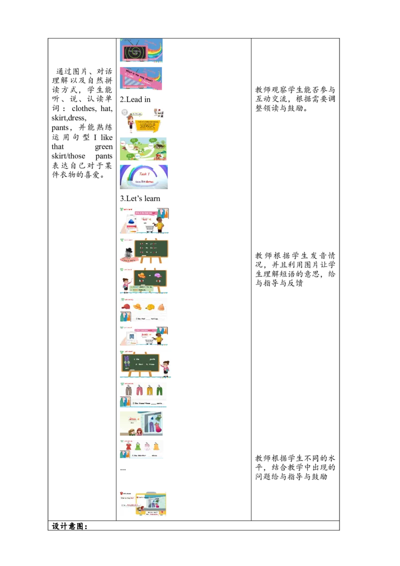 教案_2026春人教四下_29赠送其它资料_旧版四下资料包_大单元教学课件+教学设计-K58_Unit5_Unit5MyclothesAlet'slearn