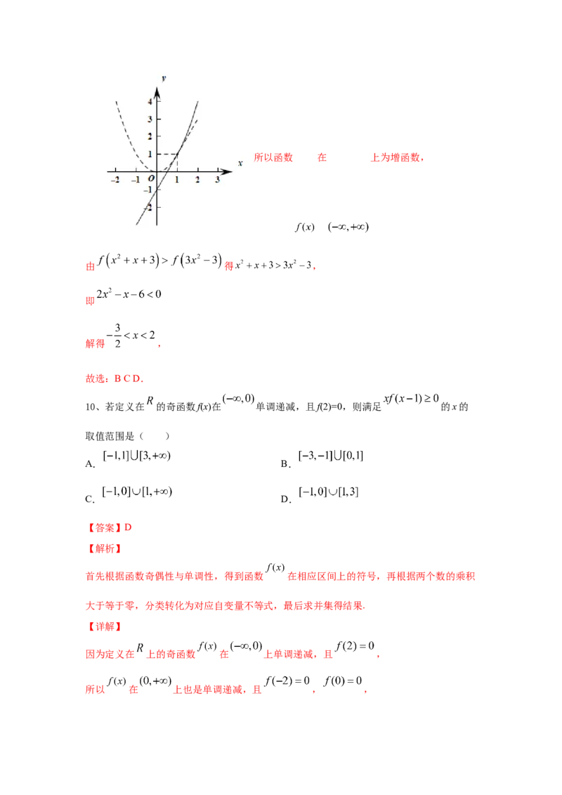 第08讲函数的单调性（解析版）_2.2025数学总复习_2023年新高考资料_一轮复习_2023年高考数学一轮复习考点精讲练+易错题型（新高考专用）