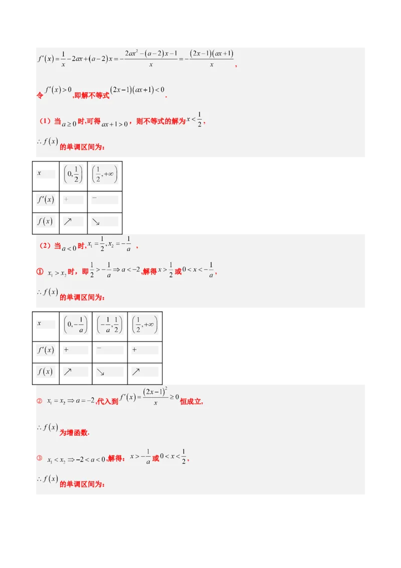 第15练导数与函数的单调性（精练：基础+重难点）-2025年高考数学一轮复习讲义及高频考点归纳与方法总结（新高考通用）解析版_2.2025数学总复习_2025年新高考资料_一轮复习