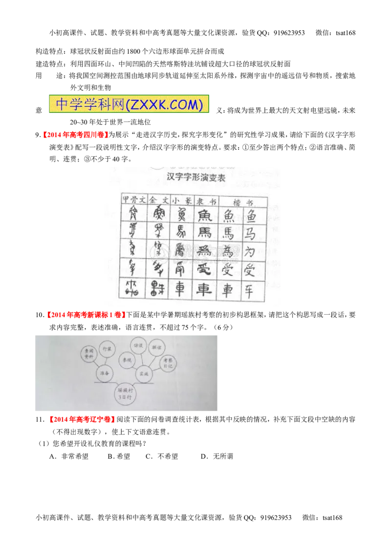 专题09语言表达之图文转换（练）-2016年高考语文一轮复习讲练测（原卷版）_高语_1高中语文_2016年高考语文一轮复习讲练测（全套打包162份）