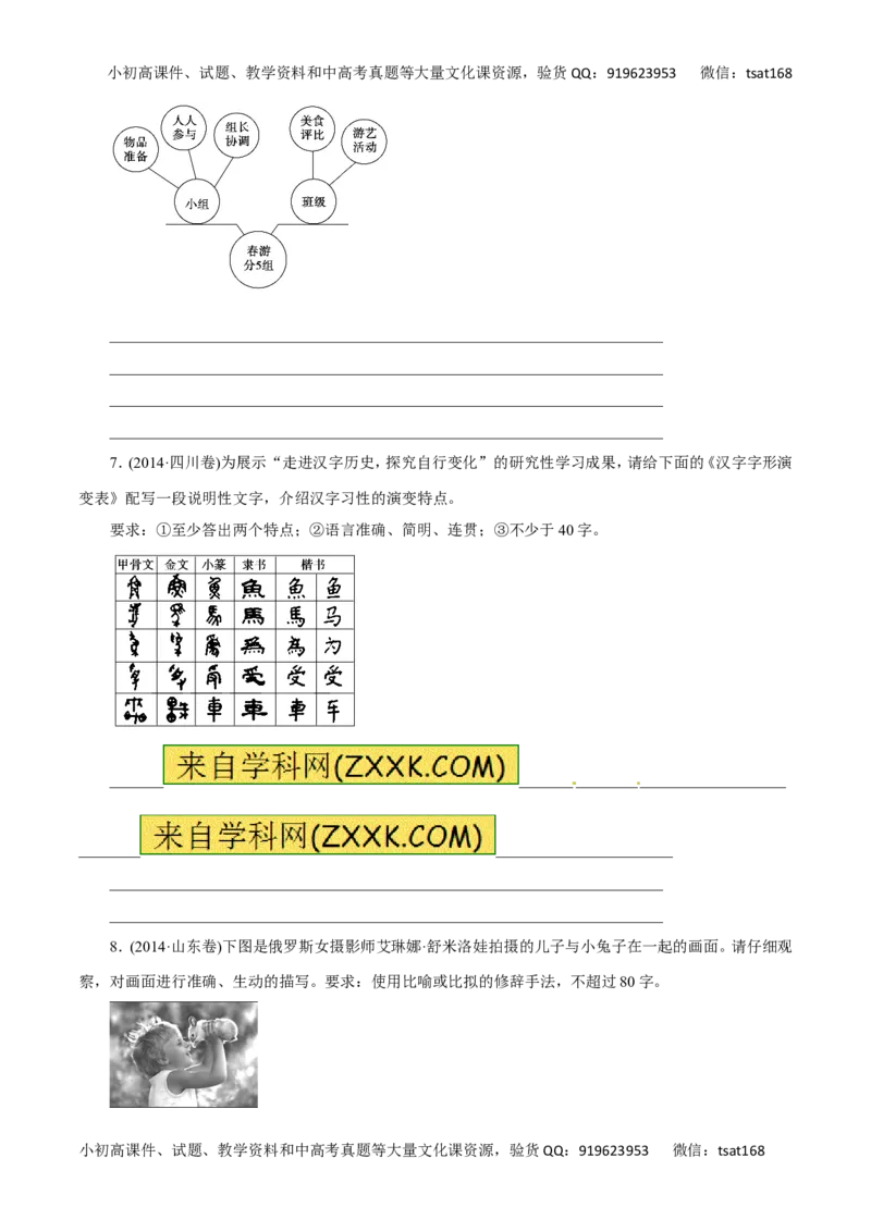 专题19图表与文字转换（讲学案）-2016年高考语文二轮复习精品资料（原卷版）_高语_1高中语文_2016年高考语文二轮复习精品资料（全套打包80份）