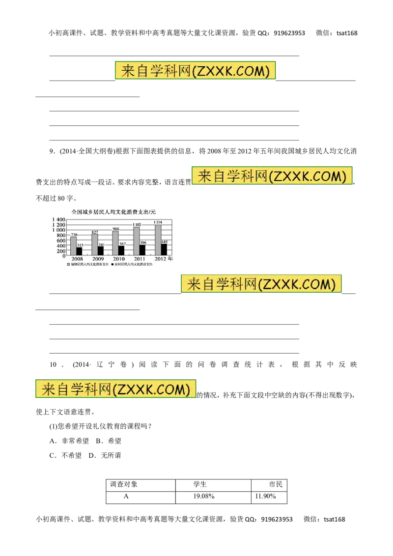 专题19图表与文字转换（讲学案）-2016年高考语文二轮复习精品资料（原卷版）_高语_1高中语文_2016年高考语文二轮复习精品资料（全套打包80份）