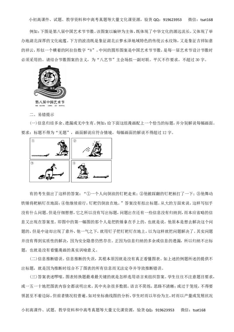 专题19图表与文字转换（讲学案）-2016年高考语文二轮复习精品资料（原卷版）_高语_1高中语文_2016年高考语文二轮复习精品资料（全套打包80份）