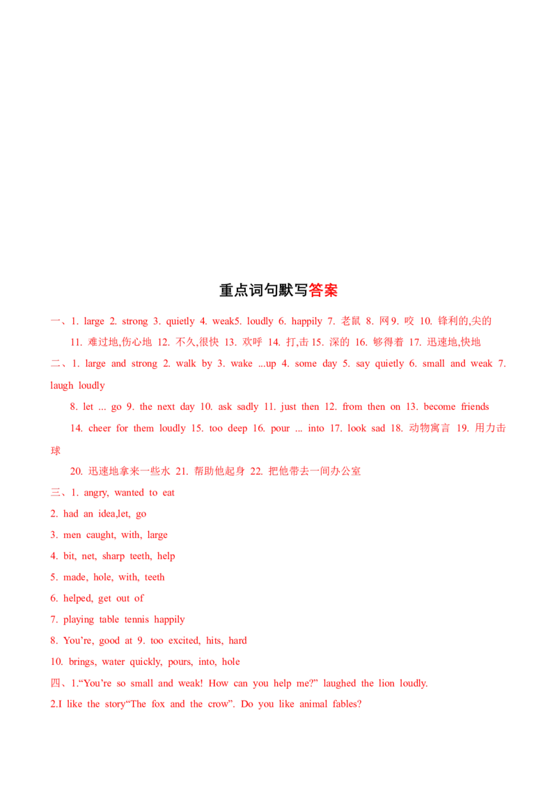 Unit1必背知识（知识清单）-（译林版三起）_单元知识专项_2024版