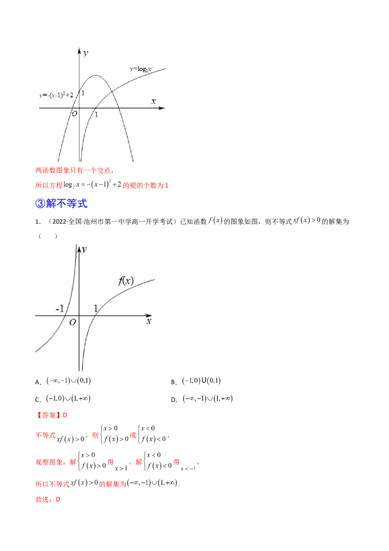 第07讲函数的图象(精讲+精练）（教师版）_2.2025数学总复习_2023年新高考资料_一轮复习_2023新高考数学一轮复习（新教材新高考）