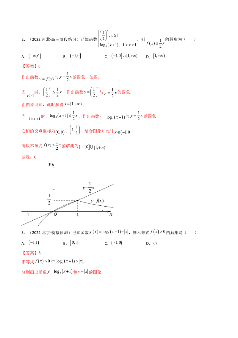 第07讲函数的图象(精讲+精练）（教师版）_2.2025数学总复习_2023年新高考资料_一轮复习_2023新高考数学一轮复习（新教材新高考）