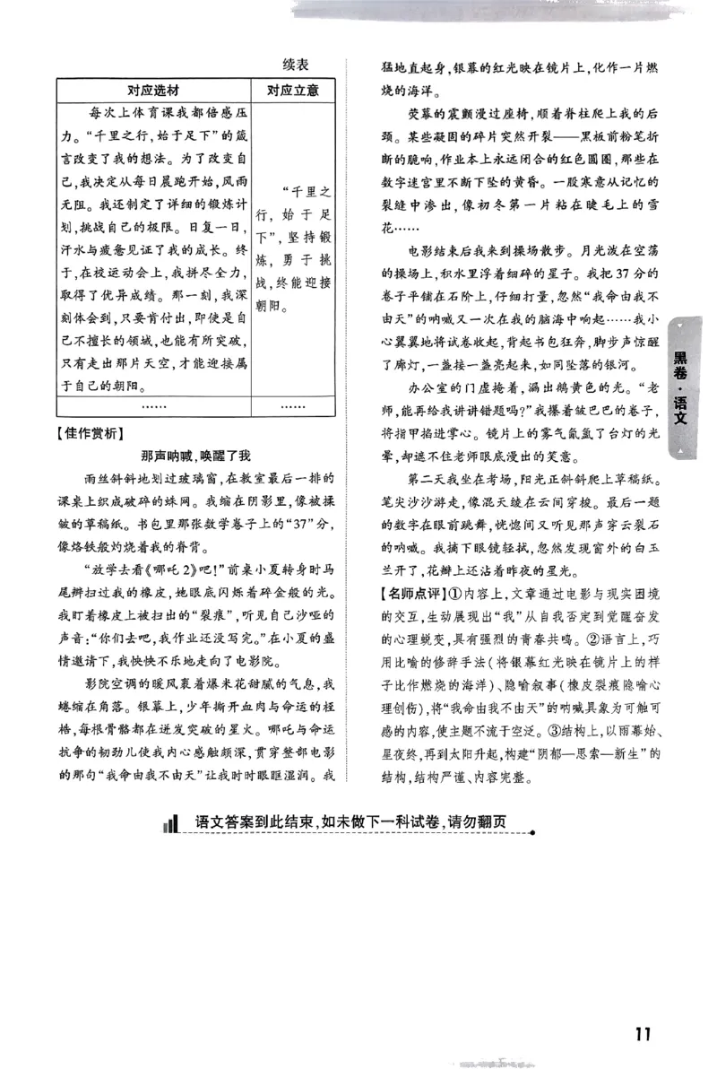 5科答案_初中资料合集_2025《万唯中考&bull;黑白卷》多地方版（更30省）_2025《万唯中考&bull;黑白卷》语文、数学、物理、化学、道法（山东）