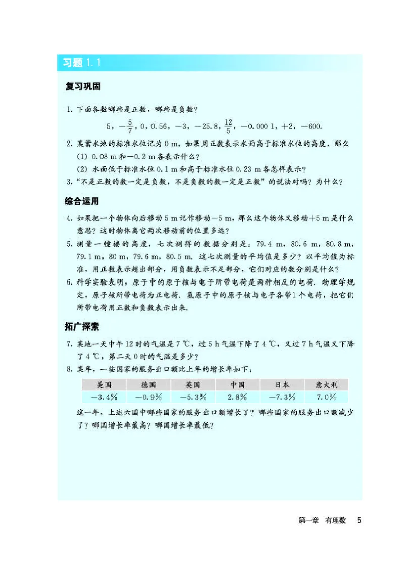 人教版7年级数学上册高清教材_初中数学_七年级数学上册（人教版）_老课标资料