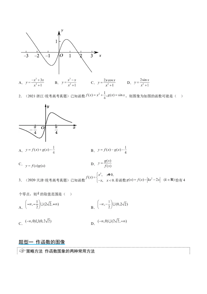 第12讲函数的图像（精讲）一轮复习讲义2024年高考数学高频考点题型归纳与方法总结（新高考通用）原卷版_2.2025数学总复习_2024年新高考资料_1.2024一轮复习