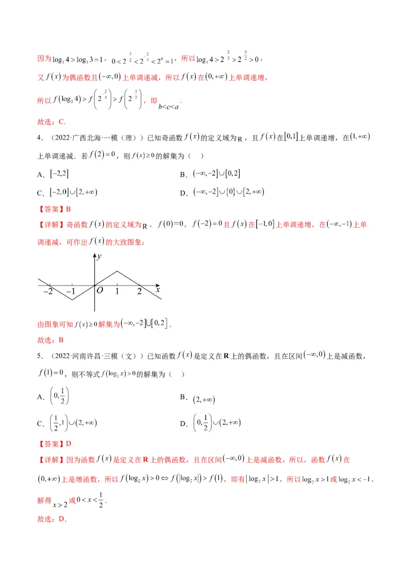 第1讲函数的图象与性质(解析版）_2.2025数学总复习_2023年新高考资料_二轮复习_备战2023年高考数学二轮复习专题讲练（新高考版）_专题一函数与导数