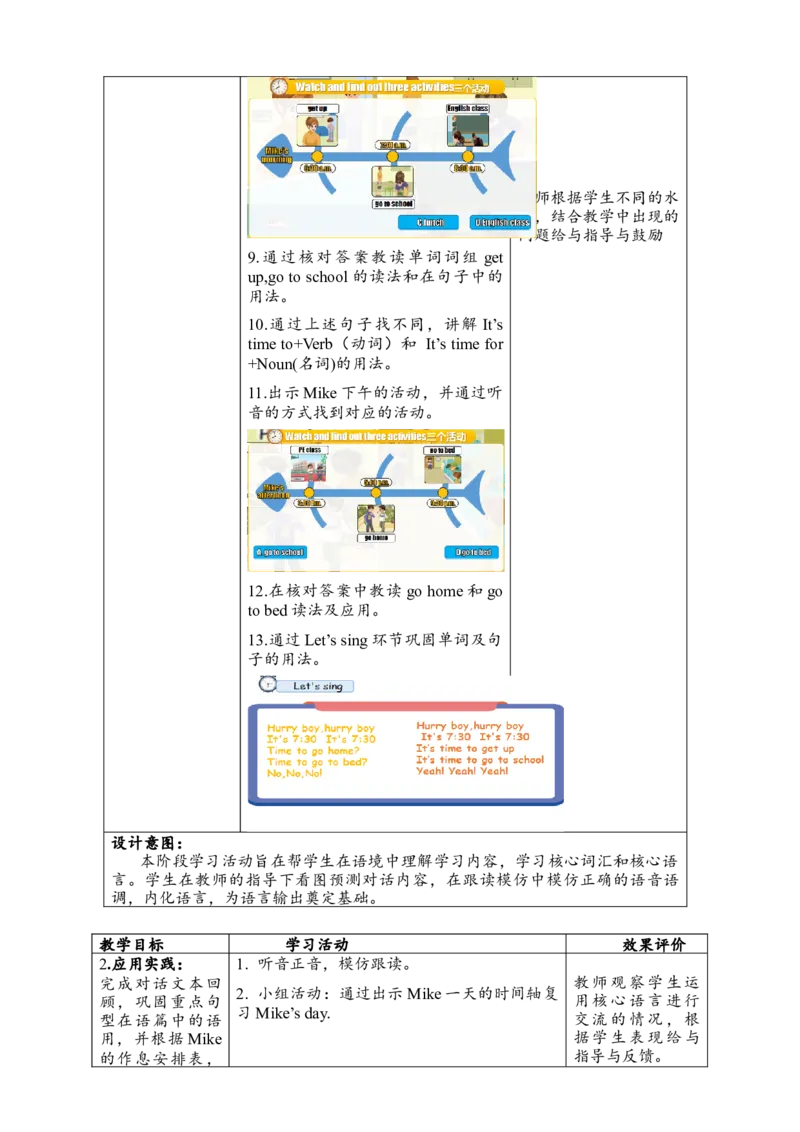 教案_2026春人教四下_29赠送其它资料_旧版四下资料包_大单元教学课件+教学设计-K58_Unit2_Unit2WhattimeisitBlet'stalkandlearn