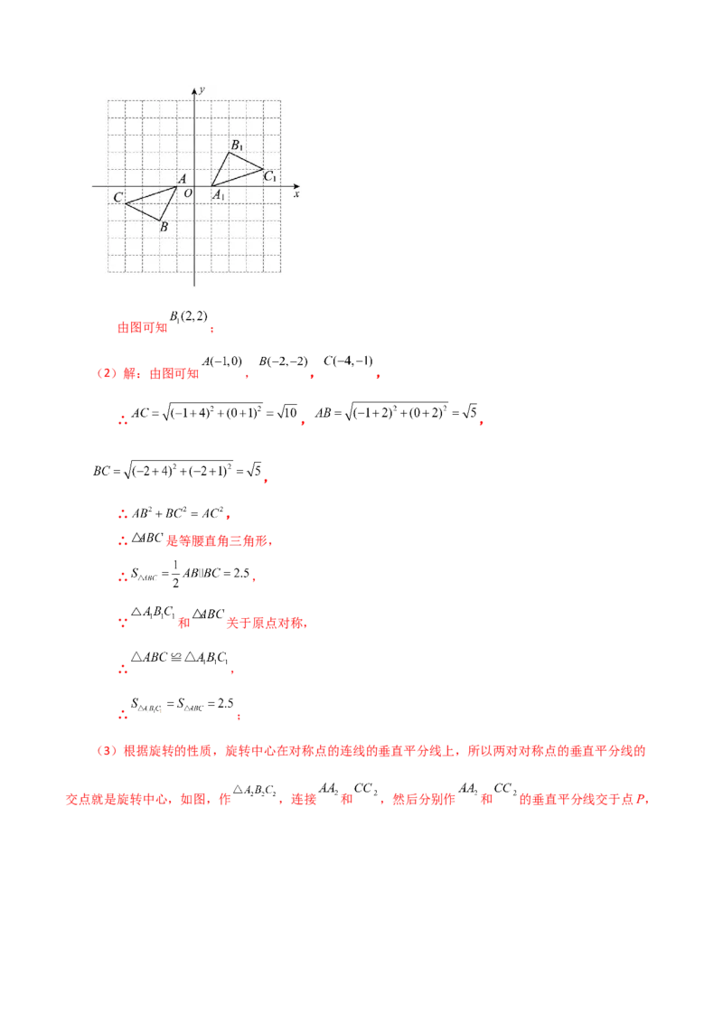 专题23.7中心对称（知识梳理与考点分类讲解）-（人教版）_初中数学_九年级数学上册（人教版）_专题突破练习-V4_2024版