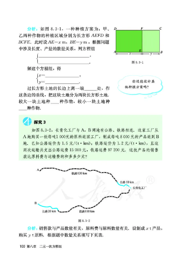 人教版7年级数学下册高清教材_初中数学_七年级数学下册（人教版）_老课标资料