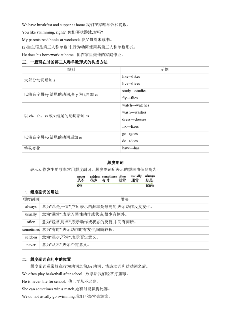 专题05考点拓展5&一般现在时、现在进行时&写作指导（节日庆祝）（解析版）_新人教版7下英语学习资料包_13.寒假班预习专项讲义_02-25春人教版英语七年级年级下册寒假学习讲义