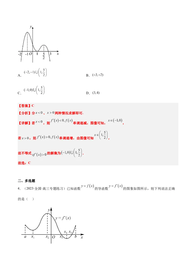 第15讲导数与函数的单调性（精讲）一轮复习讲义2024年高考数学高频考点题型归纳与方法总结（新高考通用）解析版_2.2025数学总复习_2024年新高考资料_1.2024一轮复习