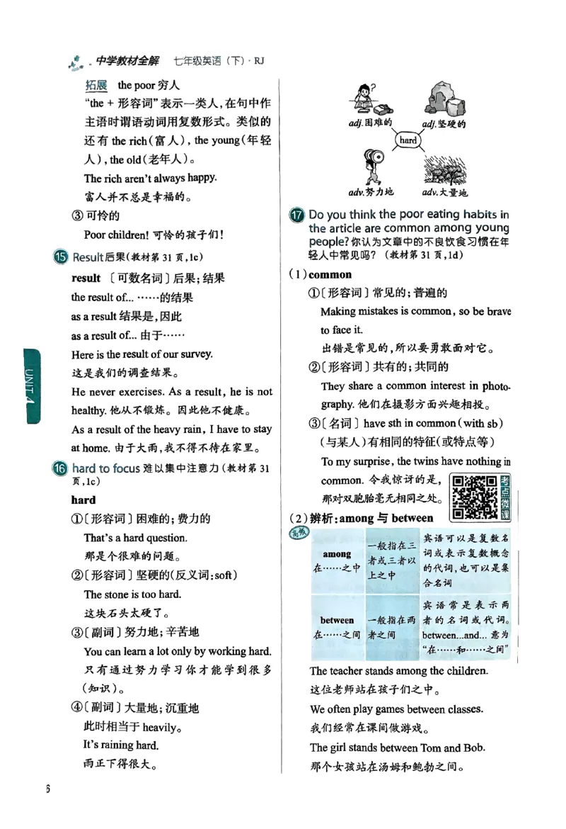 01-2025《初中教材全解》英语七下(人教)_新人教版7下英语学习资料包_14.配套教辅练习