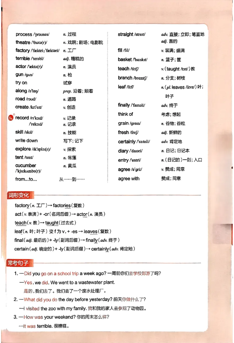 01-2025《初中教材全解》英语七下(人教)_新人教版7下英语学习资料包_14.配套教辅练习