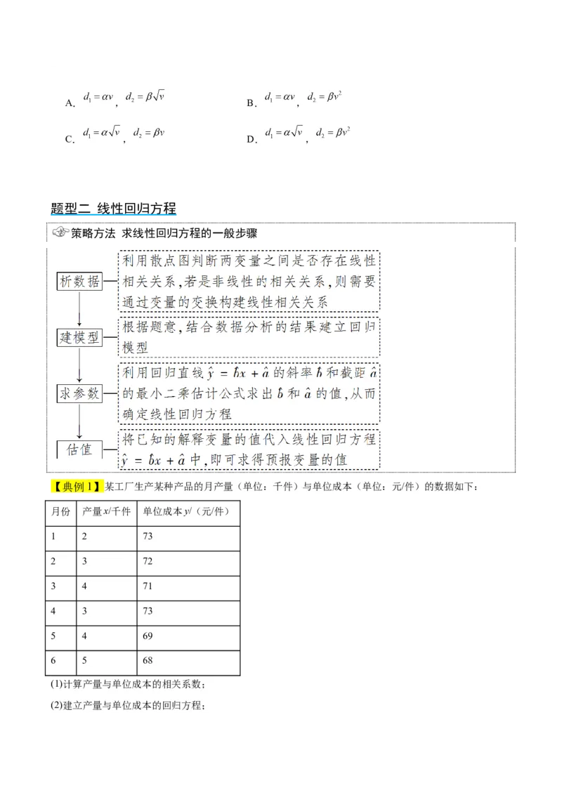 第49讲成对数据的统计分析（精讲）一轮复习讲义2024年高考数学高频考点题型归纳与方法总结（新高考通用）原卷版_2.2025数学总复习_2024年新高考资料_1.2024一轮复习