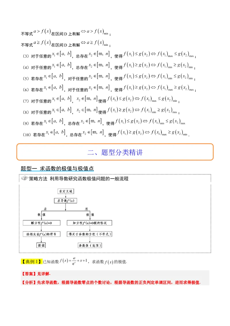第16讲导数与函数的极值、最值（精讲）一轮复习讲义2024年高考数学高频考点题型归纳与方法总结（新高考通用）解析版_2.2025数学总复习_2024年新高考资料_1.2024一轮复习
