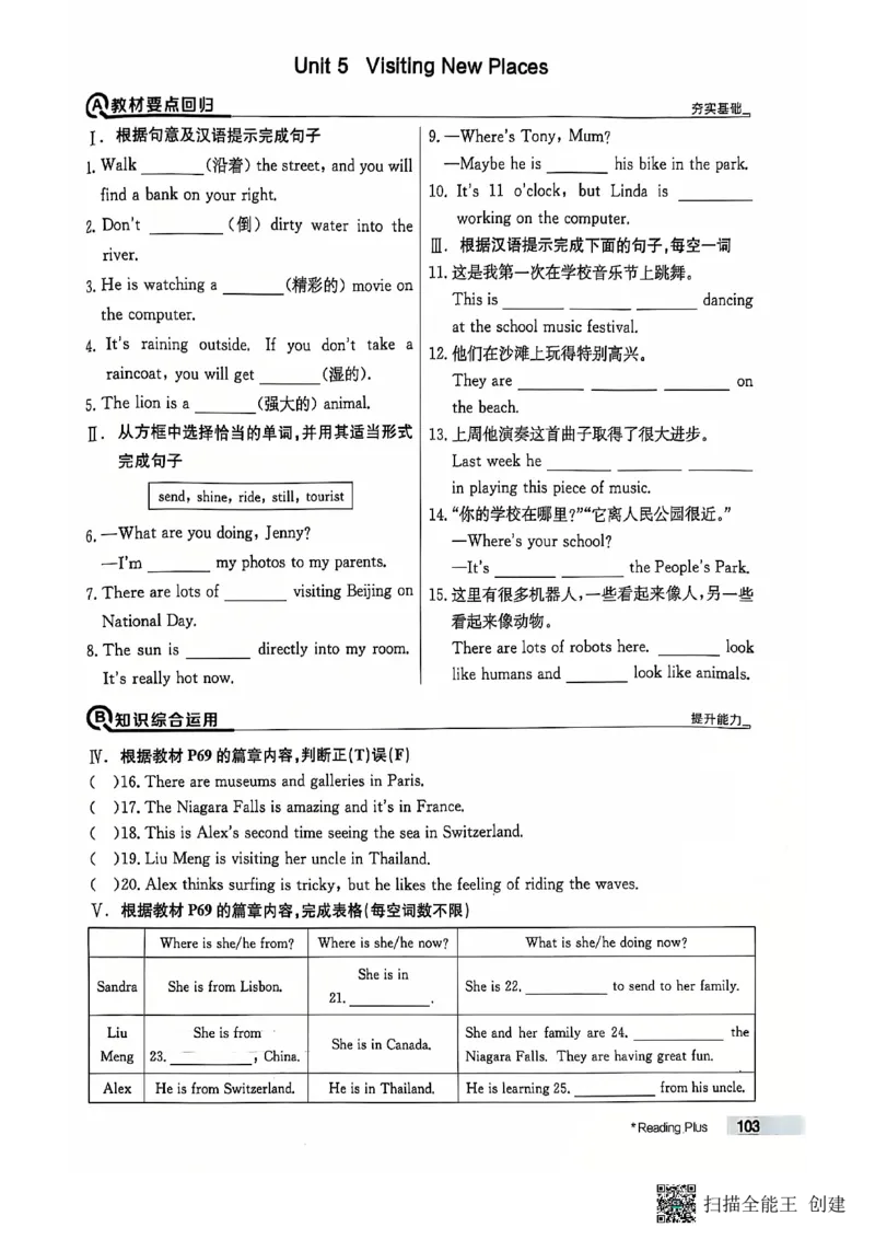 七下英语全品_新人教版7下英语学习资料包_14.配套教辅练习_03-25年春七下全品英语RJ