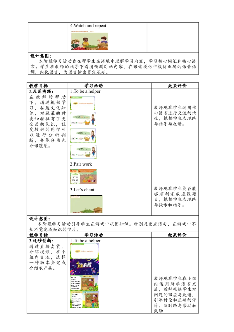 教案_2026春人教四下_29赠送其它资料_旧版四下资料包_大单元教学课件+教学设计-K58_Unit4_Unit4AtthefarmAlet'slearn