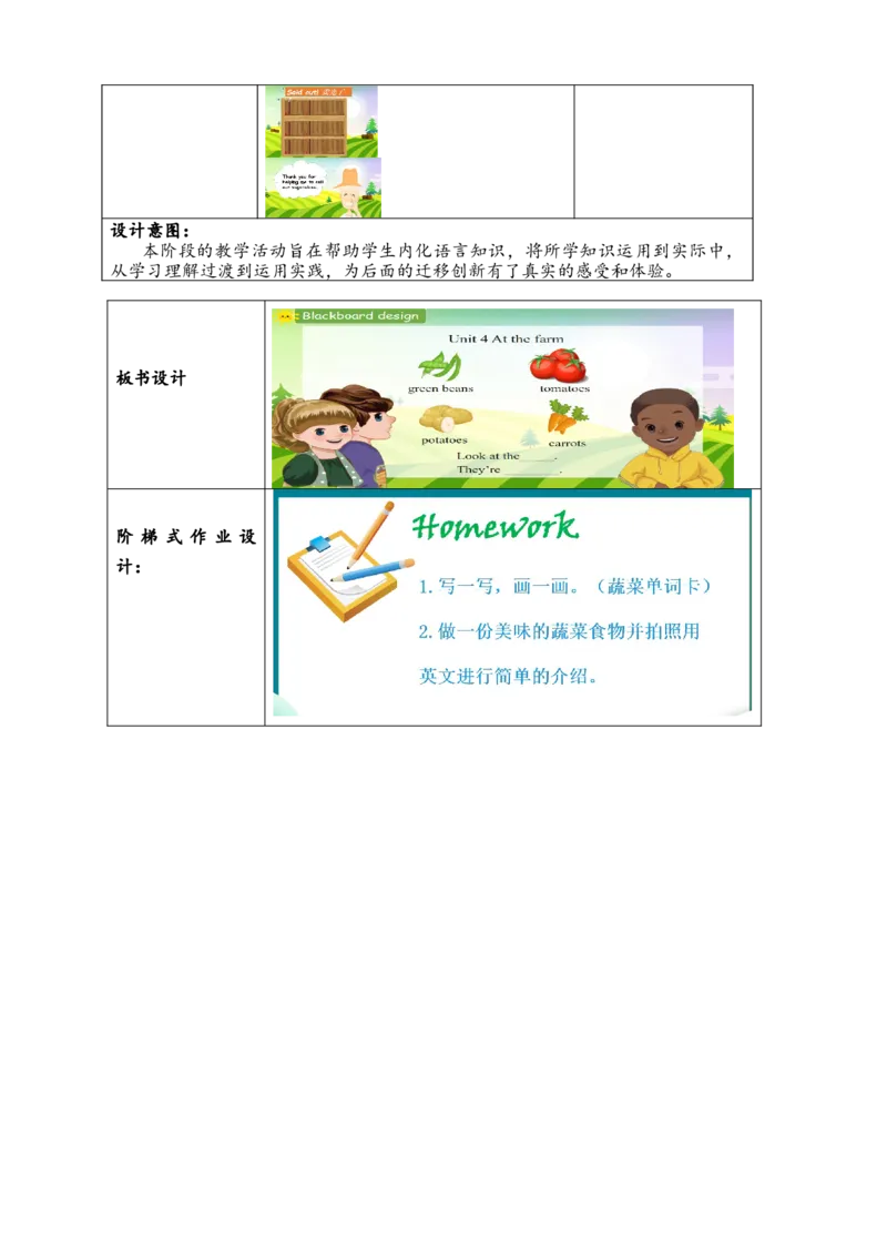 教案_2026春人教四下_29赠送其它资料_旧版四下资料包_大单元教学课件+教学设计-K58_Unit4_Unit4AtthefarmAlet'slearn