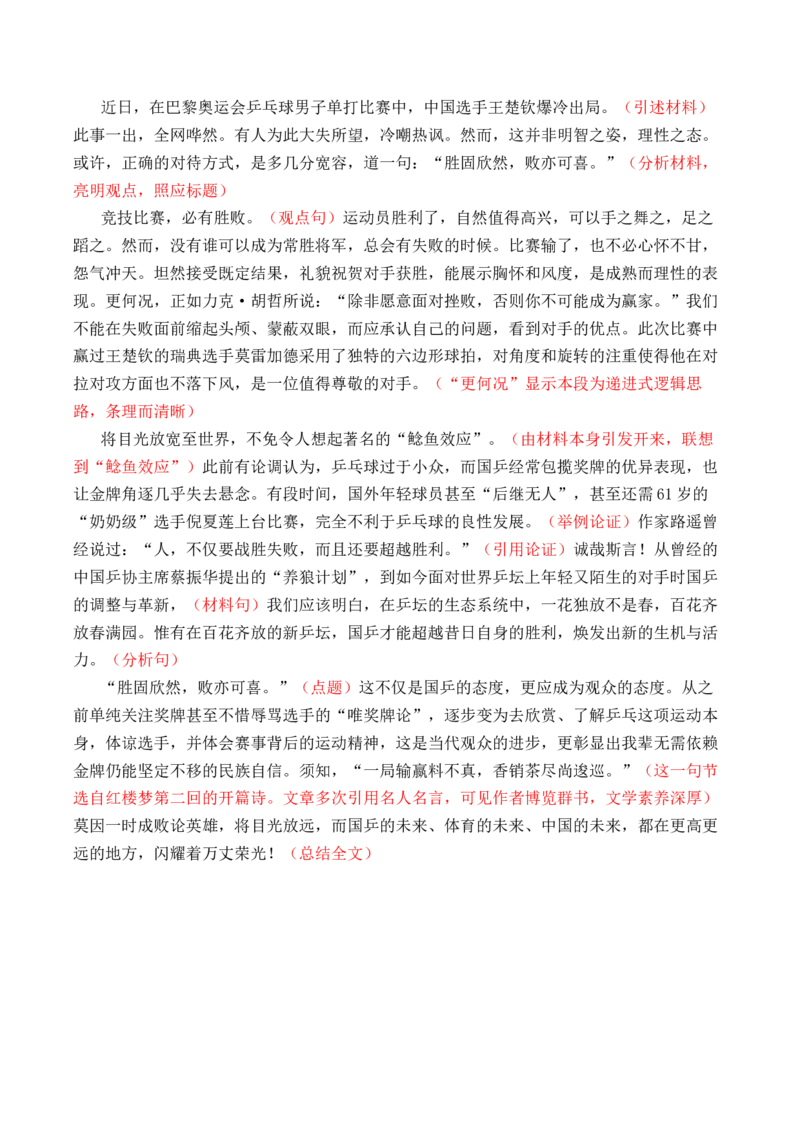 专题04：&rdquo;热点词语&ldquo;主题范文引领-（统编版必修上册）_高语_高中语文_必修上册_单元写作_第八单元语言家园