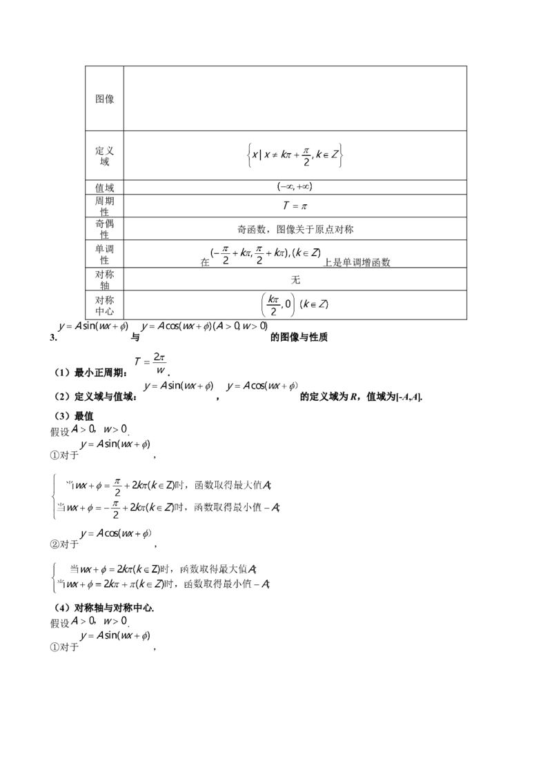 第21讲三角函数的性质（解析版）_2.2025数学总复习_赠品通用版（老高考）复习资料_一轮复习_通用版2023届数学高考一轮教案（Word版，含解析）