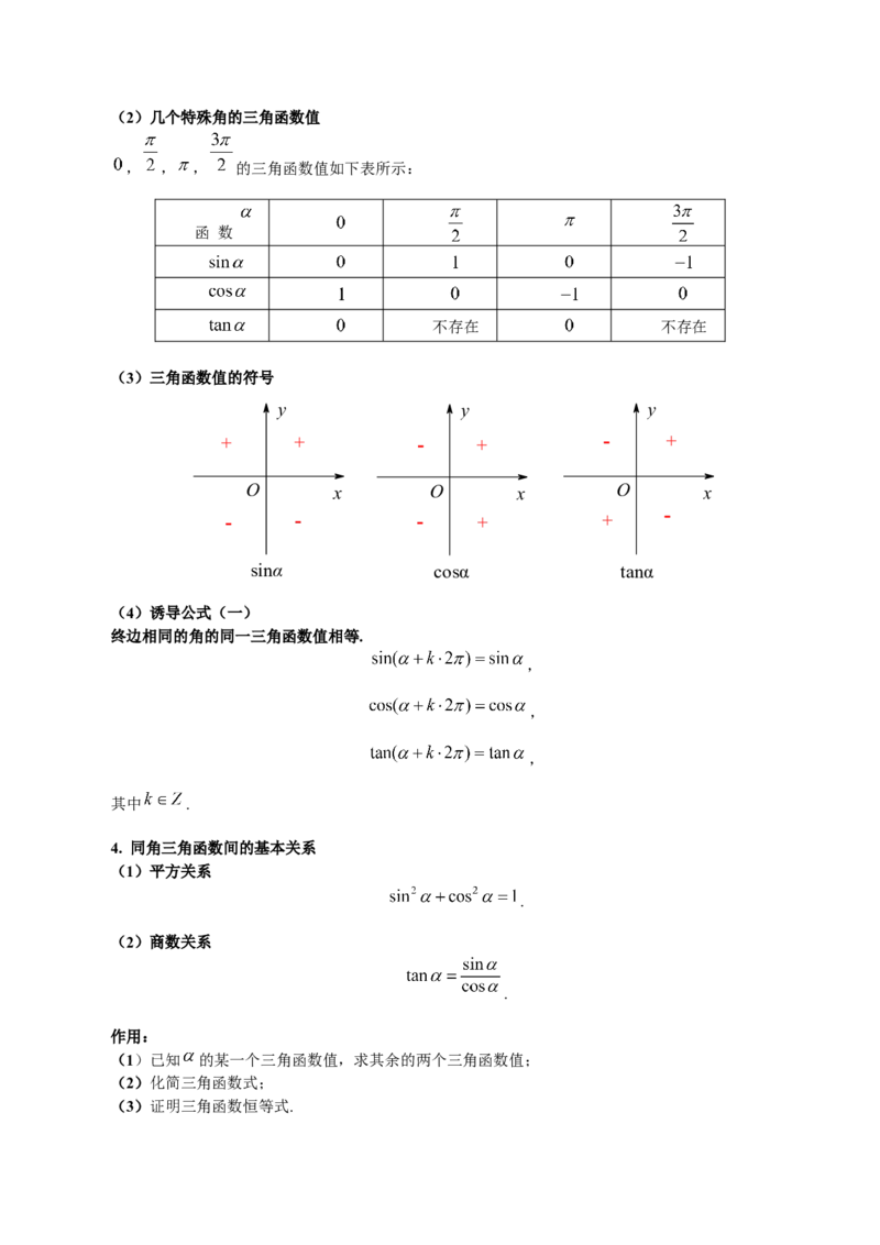 第20讲三角函数公式（原卷版）_2.2025数学总复习_赠品通用版（老高考）复习资料_一轮复习_通用版2023届数学高考一轮教案（Word版，含解析）