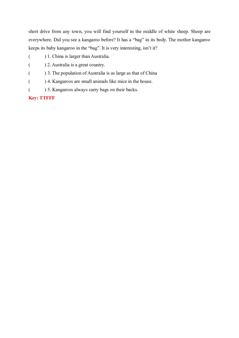 期末易错题分类汇编阅读理解（判断正误提升篇）六年级下册（答案版）_专项练习