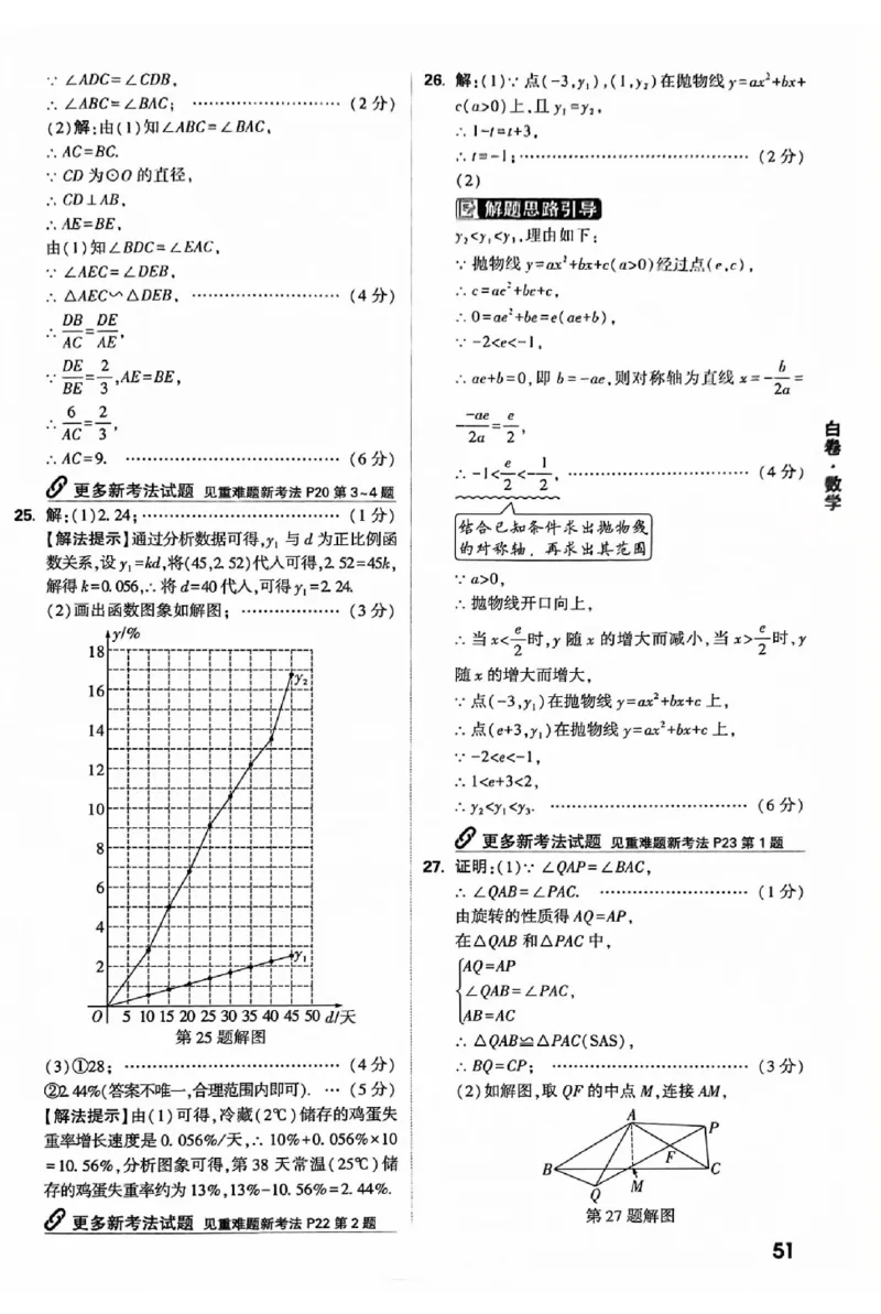 2025《万唯中考&bull;北京黑白卷》5科答案详解详析_初中资料合集_2025《万唯中考&bull;黑白卷》多地方版（更30省）_2025《万唯中考&bull;北京黑白卷》5科