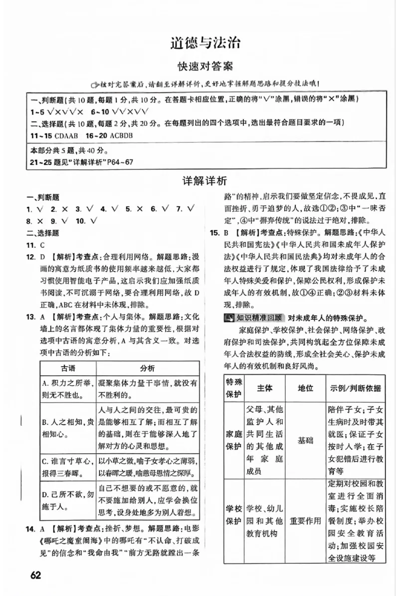 2025《万唯中考&bull;北京黑白卷》5科答案详解详析_初中资料合集_2025《万唯中考&bull;黑白卷》多地方版（更30省）_2025《万唯中考&bull;北京黑白卷》5科