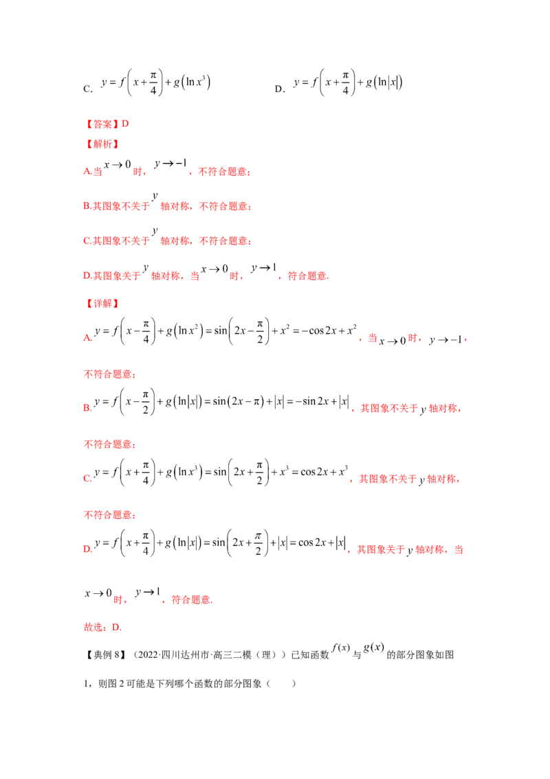 第10讲函数的图像（解析版）_2.2025数学总复习_2023年新高考资料_一轮复习_2023年高考数学一轮复习考点精讲练+易错题型（新高考专用）