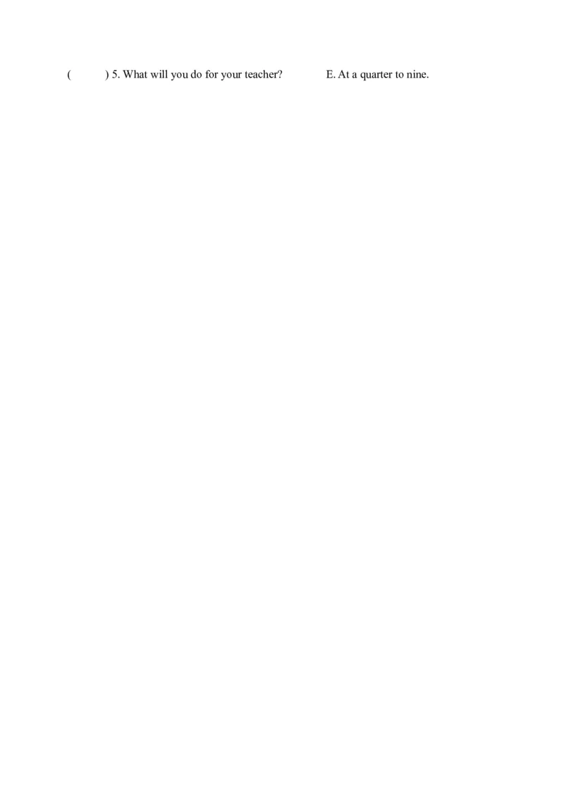 期末易错题分类汇编情景交际六年级下册_专项练习