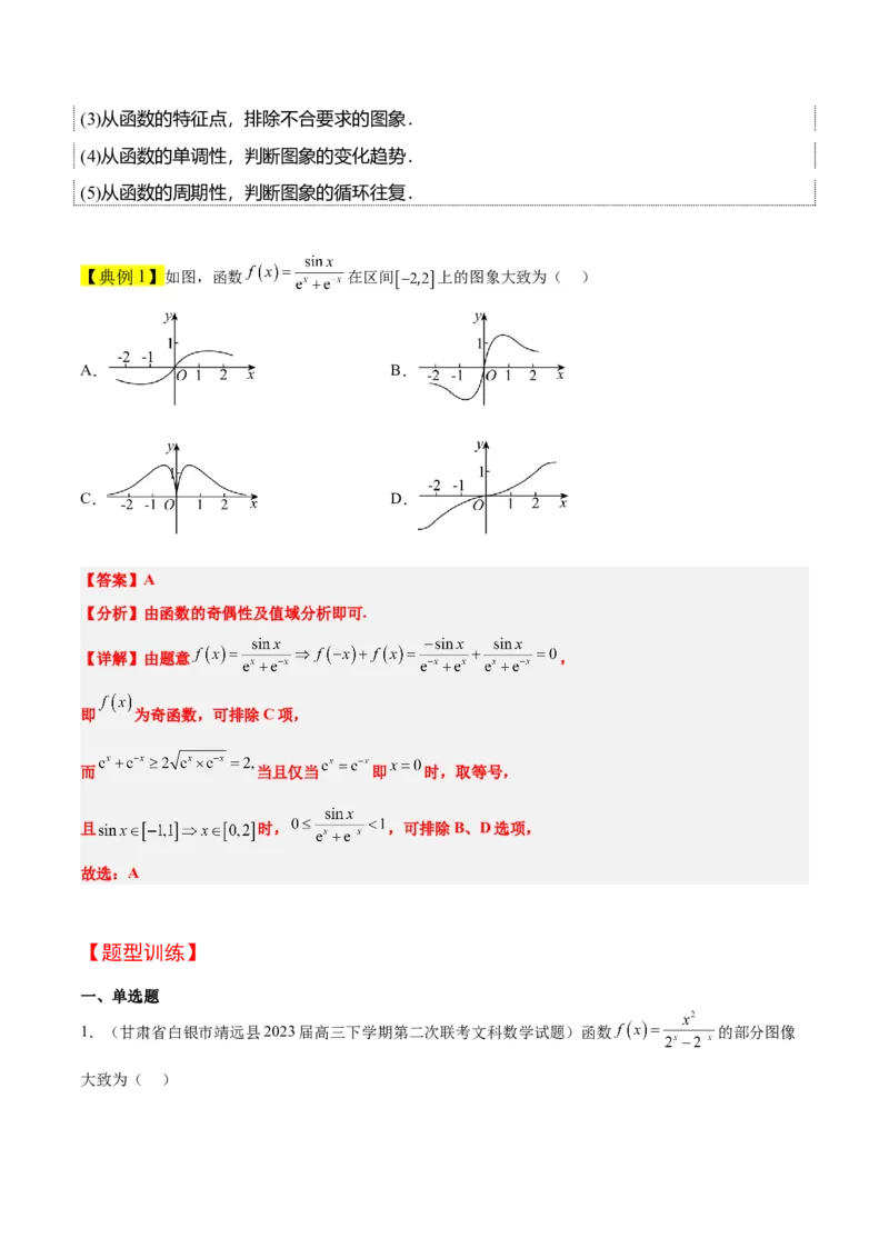 第12讲函数的图像（精讲）一轮复习讲义2024年高考数学高频考点题型归纳与方法总结（新高考通用）解析版_2.2025数学总复习_2024年新高考资料_1.2024一轮复习