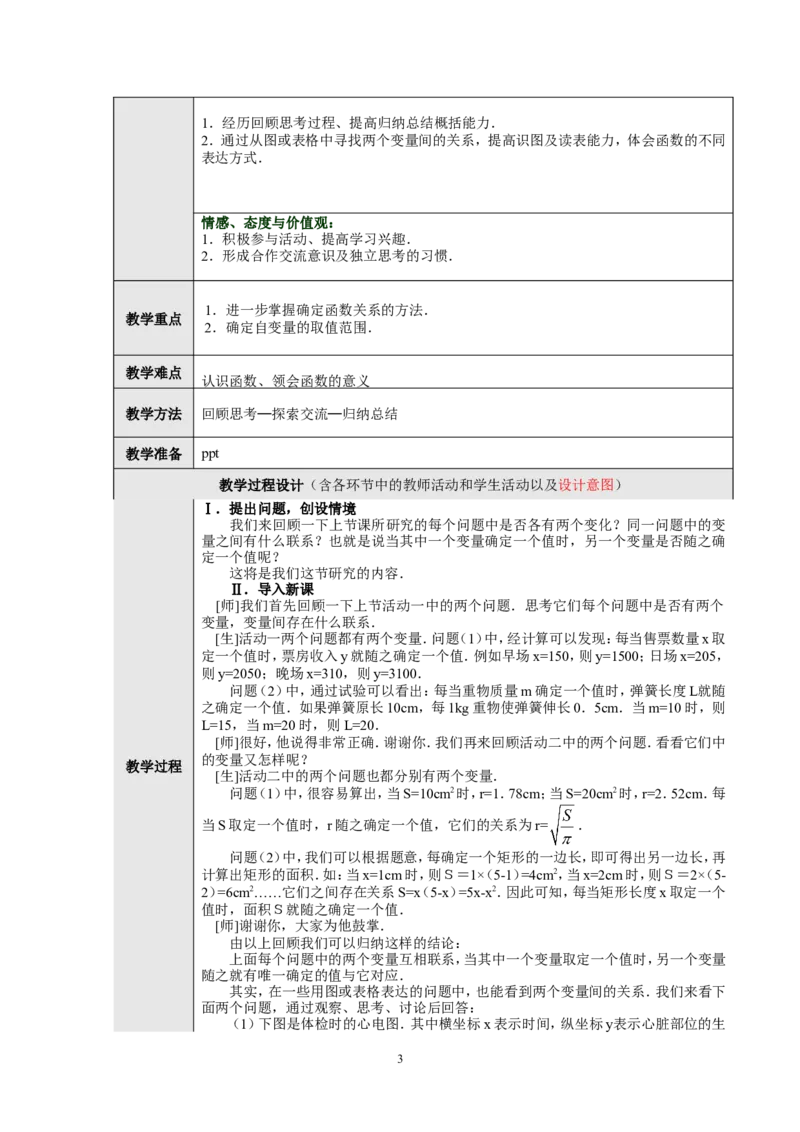 19.1.1变量与函数　　教案1_初中数学人教版_八年级数学下册_保存转存之后查看(1)_8下-初中数学人教版（2026春新版持续更新）_旧版-可参考_04教案（多套）_教案（赠送）