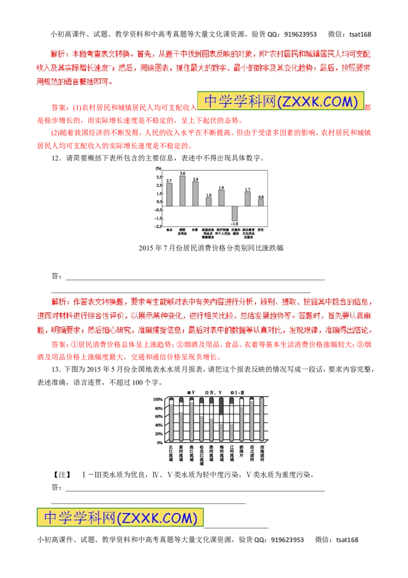 专题09图文转换-2017年高考语文热点题型和提分秘籍（解析版）_高语_1高中语文_2017年高考语文热点题型和提分秘籍（全套打包64份）